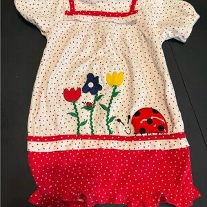 Vintage okiedokie Polka Dot Ladybug Bubble